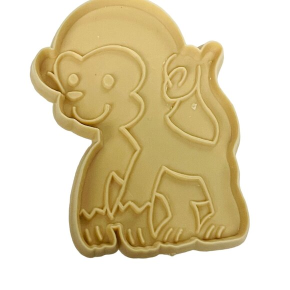 Monkey Shaped Jungle Imprint Cookie Cutter For Baking & Crafting  3 inches - Picture 1 of 5